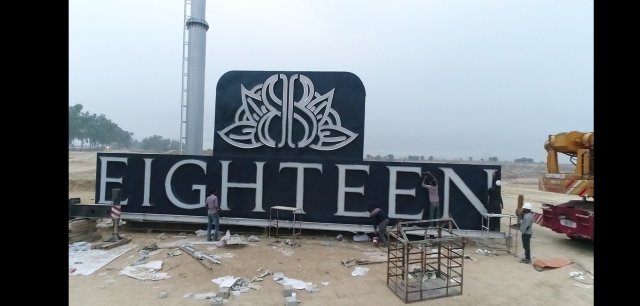 Highest Dual Billboard on Unipole Installed at Eighteen Islamabad